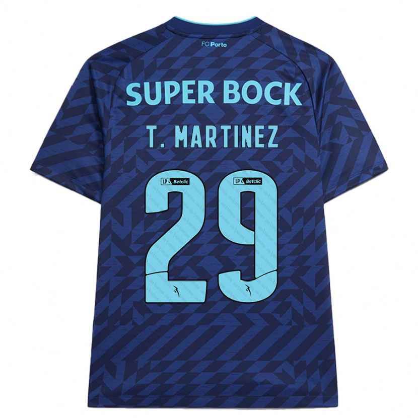 Danxen Enfant Maillot Toni Martínez #29 Bleu Marine Troisieme 2024/25 T-Shirt