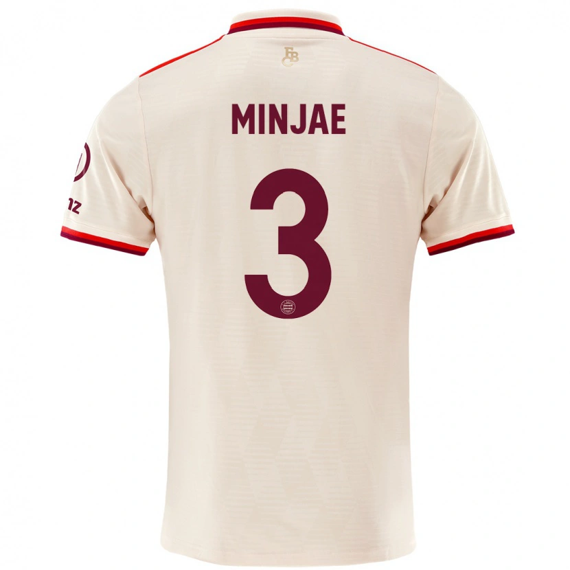 Danxen Enfant Maillot Min-Jae Kim #3 Lin Troisieme 2024/25 T-Shirt