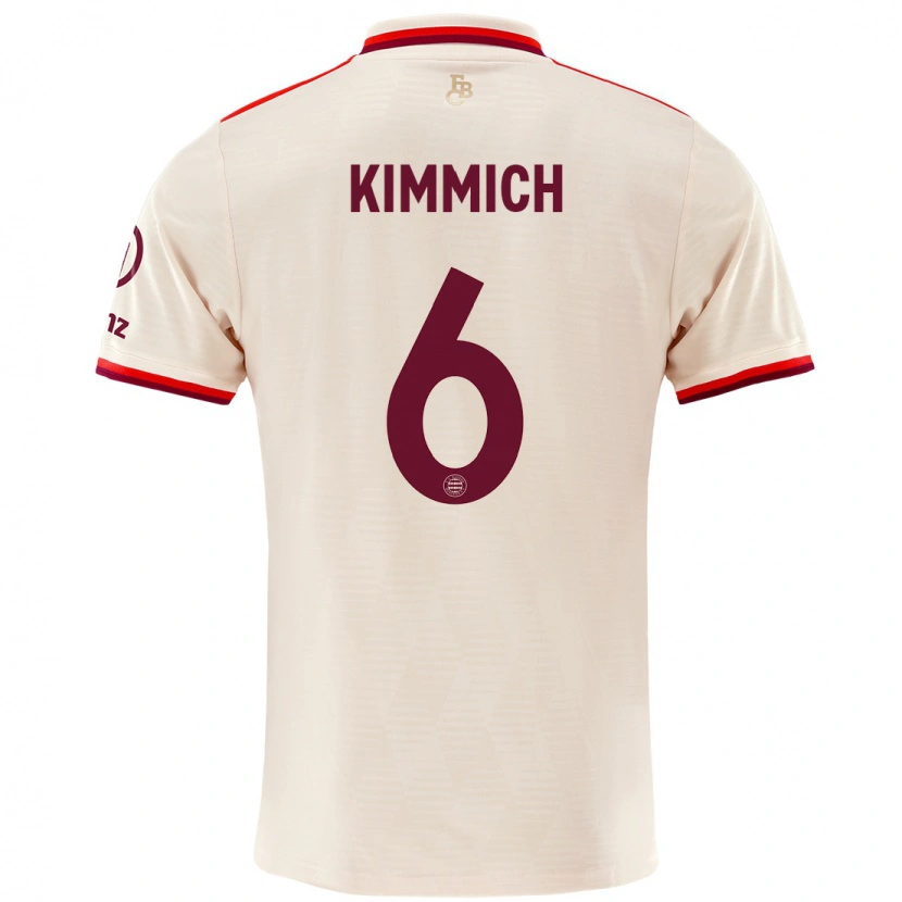 Danxen Enfant Maillot Joshua Kimmich #6 Lin Troisieme 2024/25 T-Shirt