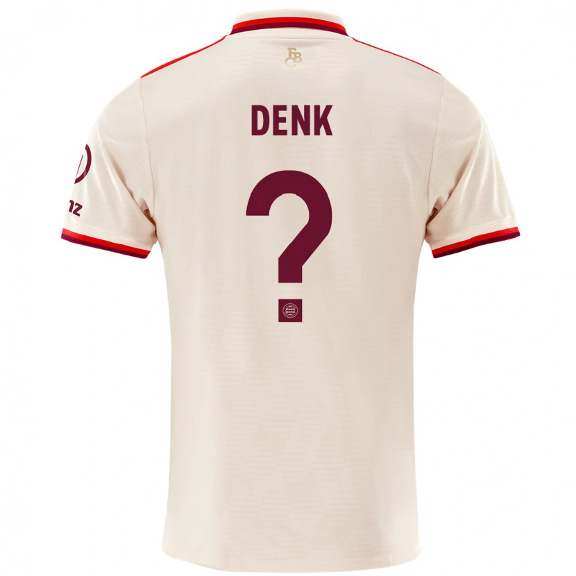 Danxen Enfant Maillot Luca Denk #0 Lin Troisieme 2024/25 T-Shirt