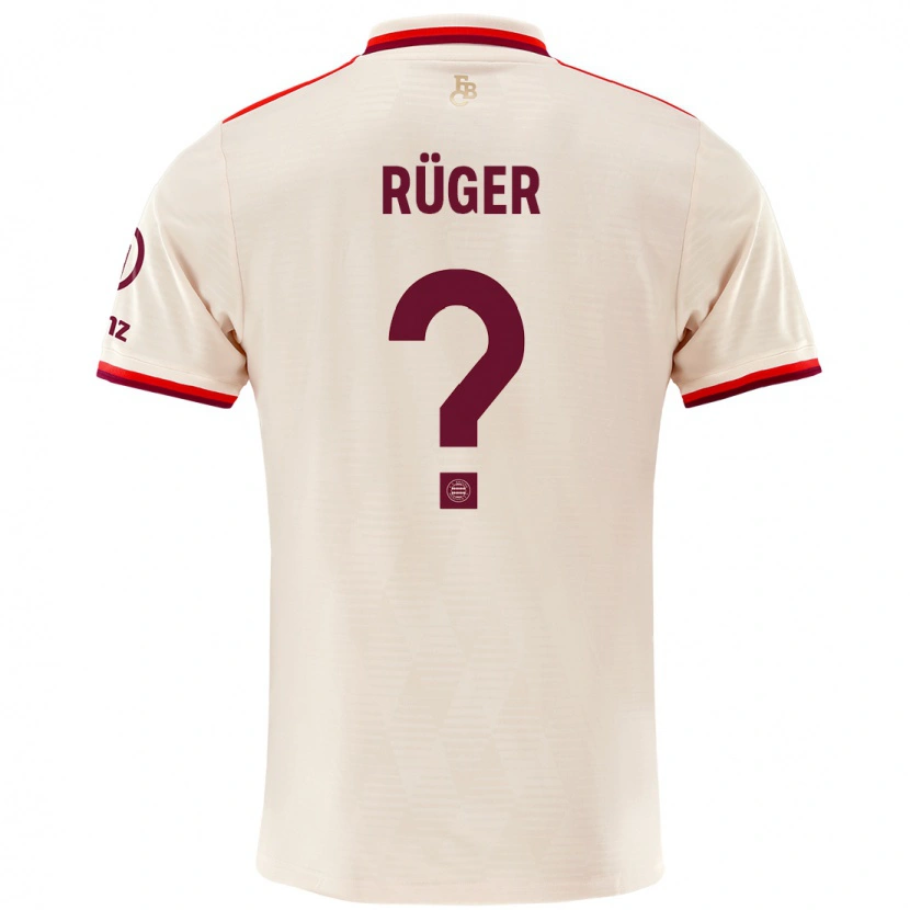 Danxen Enfant Maillot Kurt Rüger #0 Lin Troisieme 2024/25 T-Shirt