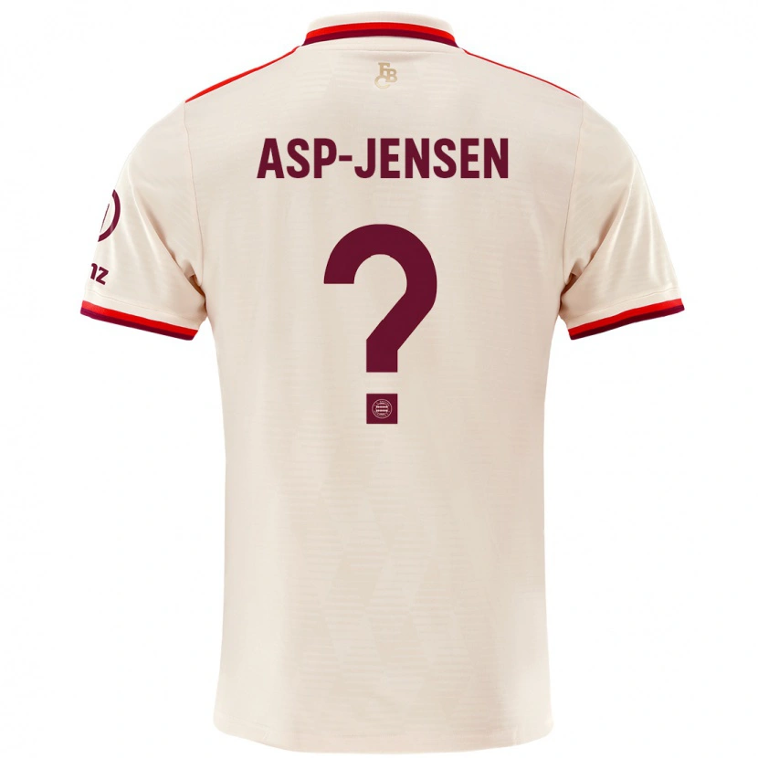 Danxen Enfant Maillot Jonathan Asp-Jensen #0 Lin Troisieme 2024/25 T-Shirt