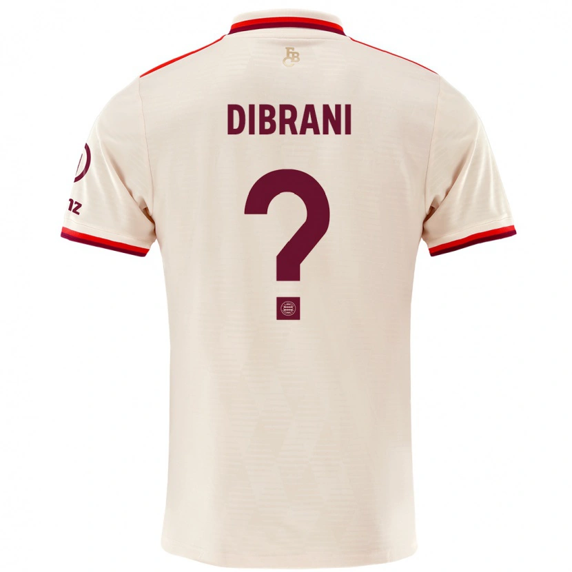 Danxen Enfant Maillot Benjamin Dibrani #0 Lin Troisieme 2024/25 T-Shirt