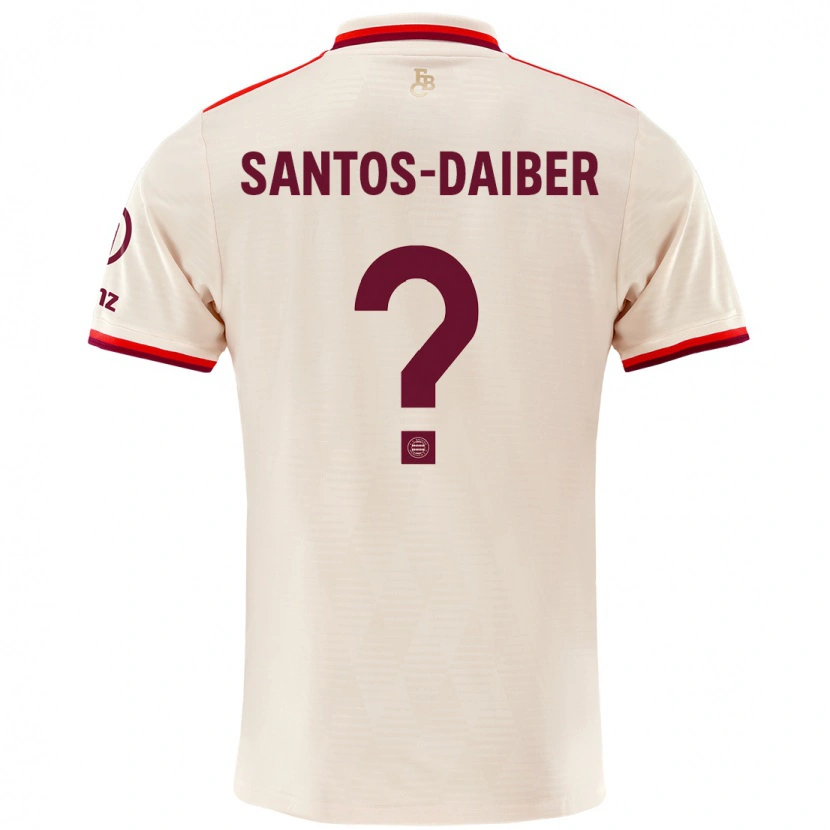 Danxen Enfant Maillot David Santos-Daiber #0 Lin Troisieme 2024/25 T-Shirt