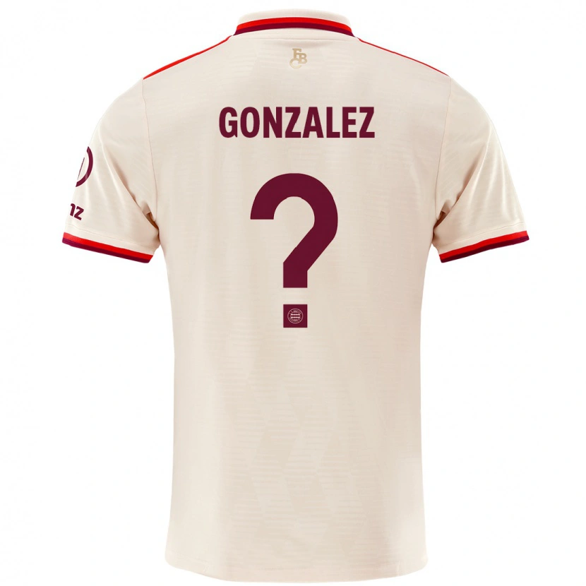 Danxen Enfant Maillot Gabriel Gonzalez #0 Lin Troisieme 2024/25 T-Shirt