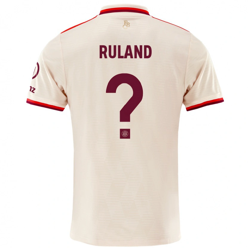 Danxen Enfant Maillot Leonard Ruland #0 Lin Troisieme 2024/25 T-Shirt