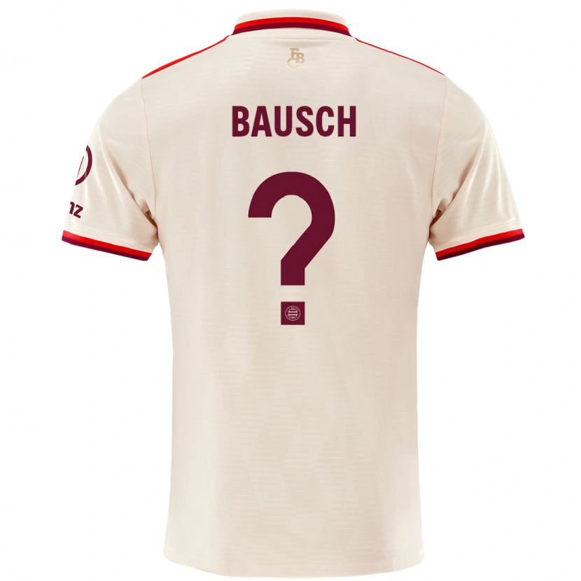 Danxen Enfant Maillot David Bausch #0 Lin Troisieme 2024/25 T-Shirt