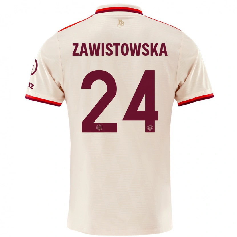 Danxen Enfant Maillot Weronika Zawistowska #24 Lin Troisieme 2024/25 T-Shirt