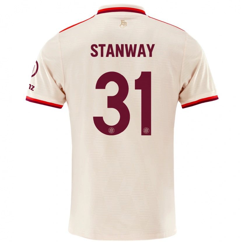 Danxen Enfant Maillot Georgia Stanway #31 Lin Troisieme 2024/25 T-Shirt