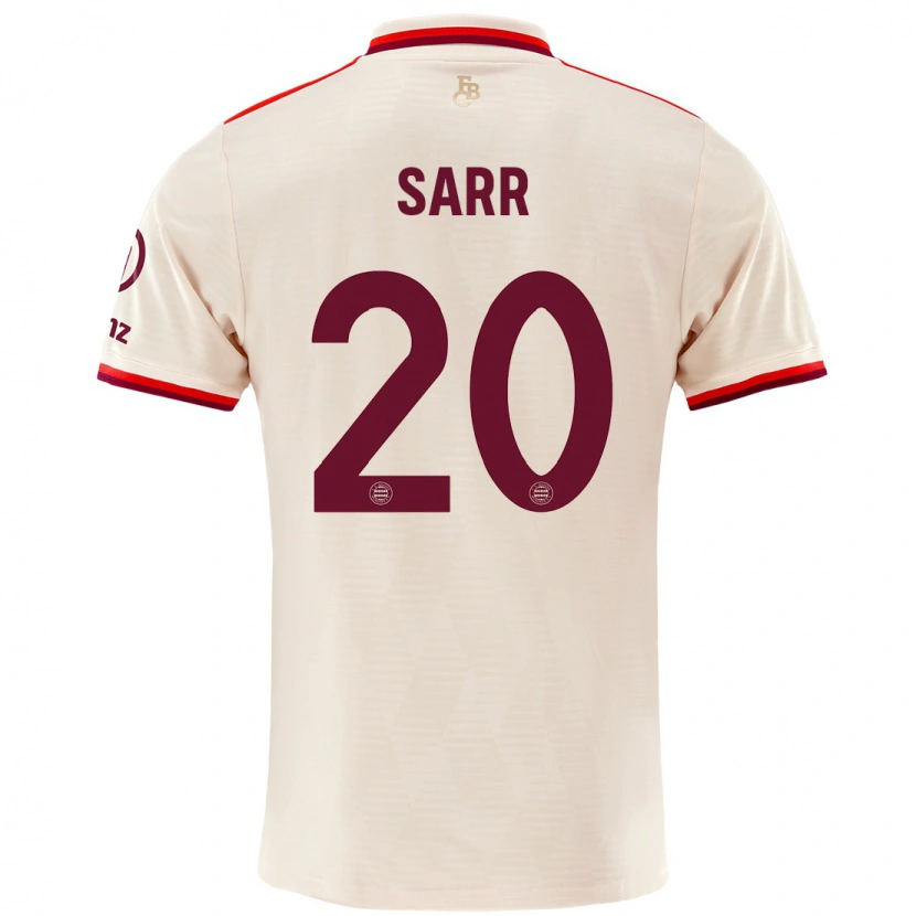 Danxen Enfant Maillot Bouna Sarr #20 Lin Troisieme 2024/25 T-Shirt