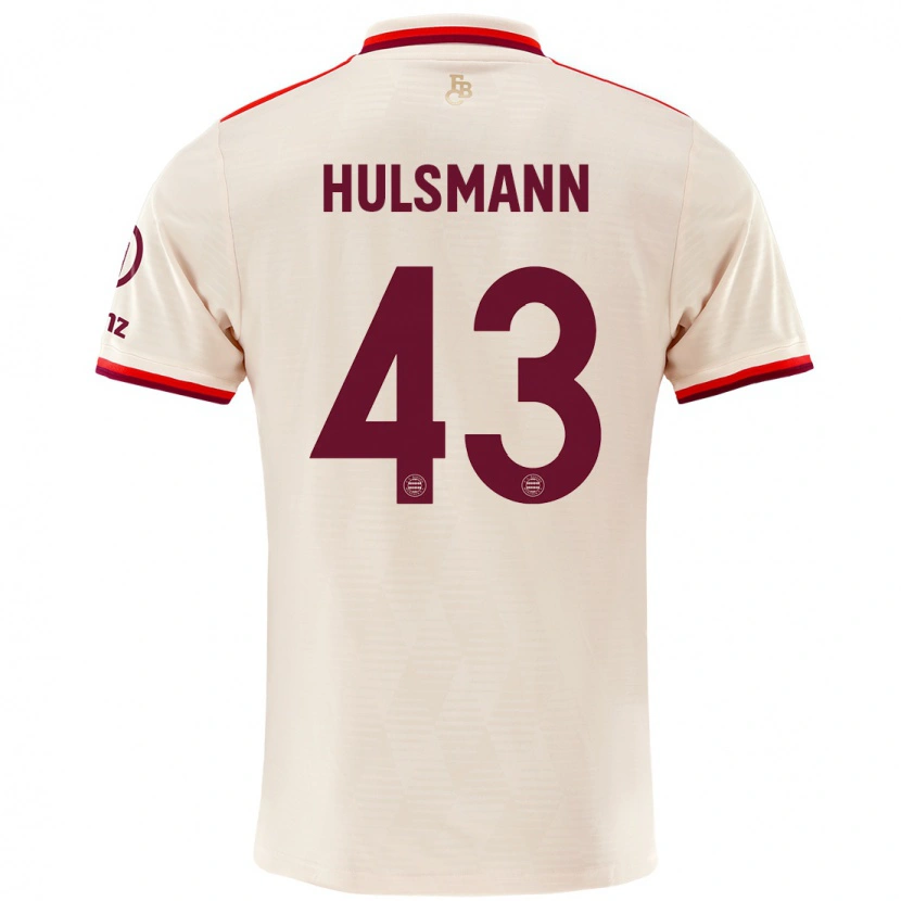 Danxen Enfant Maillot Tom Hülsmann #43 Lin Troisieme 2024/25 T-Shirt