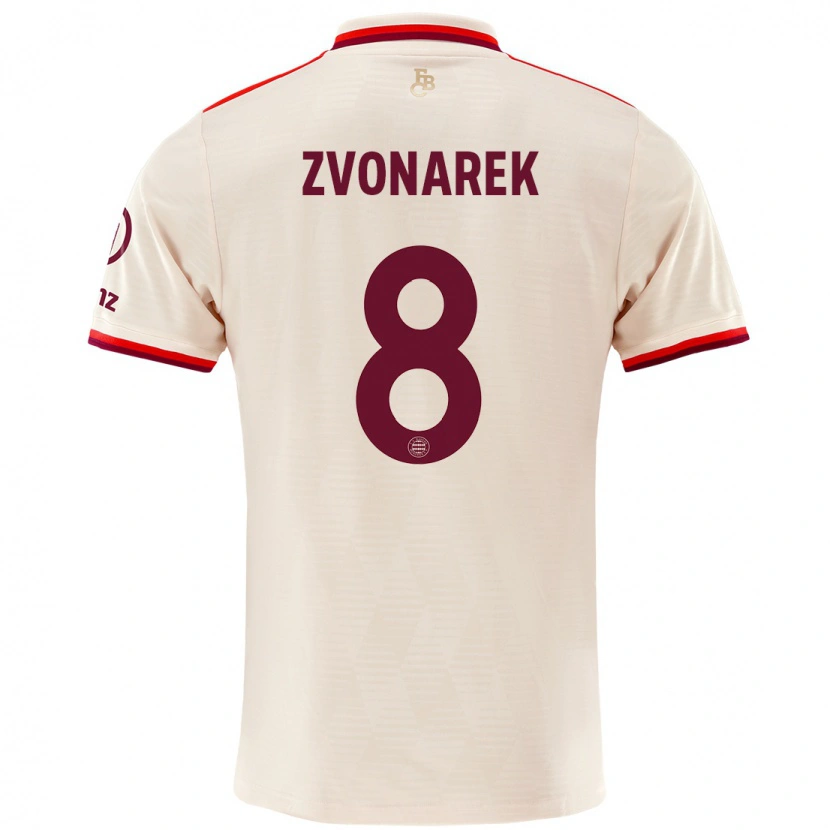 Danxen Enfant Maillot Lovro Zvonarek #8 Lin Troisieme 2024/25 T-Shirt