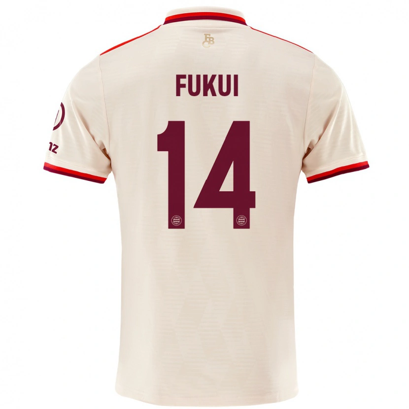 Danxen Enfant Maillot Taichi Fukui #14 Lin Troisieme 2024/25 T-Shirt