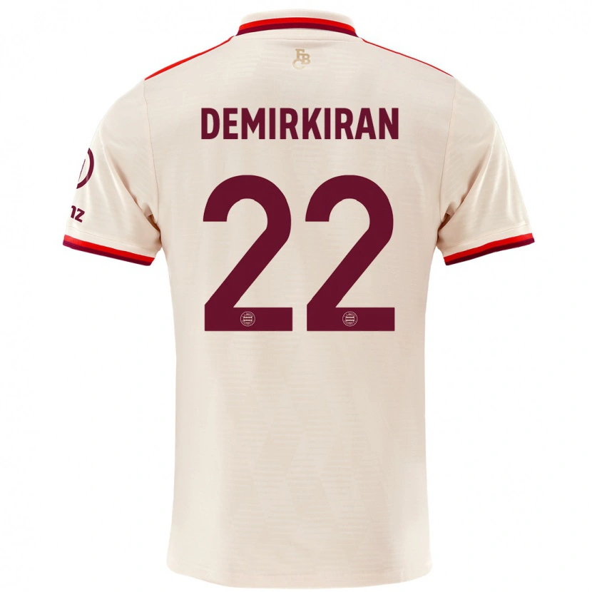 Danxen Enfant Maillot Ediz Demirkiran #22 Lin Troisieme 2024/25 T-Shirt