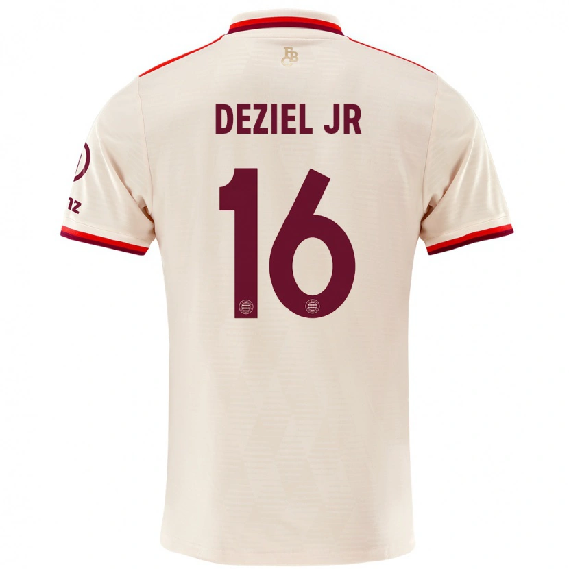 Danxen Enfant Maillot Robert Deziel Jr #16 Lin Troisieme 2024/25 T-Shirt