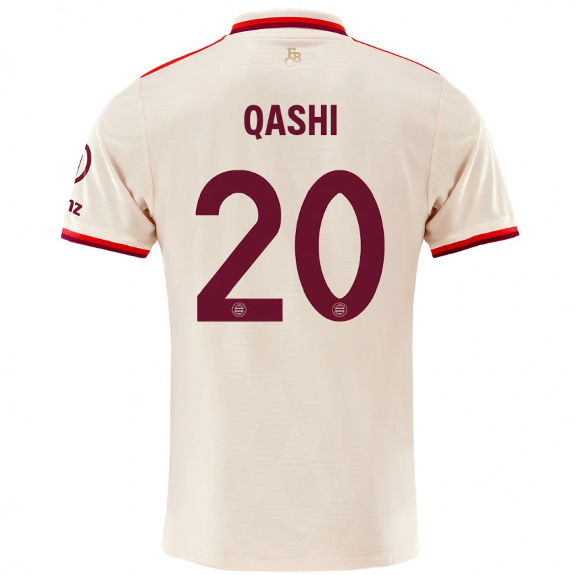 Danxen Enfant Maillot Yousef Qashi #20 Lin Troisieme 2024/25 T-Shirt