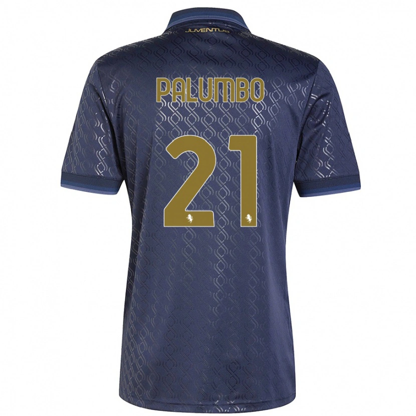 Danxen Enfant Maillot Martin Palumbo #21 Bleu Marine Troisieme 2024/25 T-Shirt