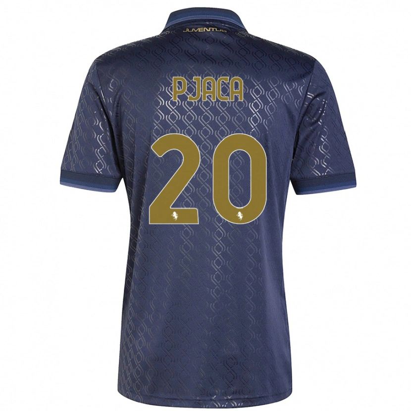 Danxen Enfant Maillot Marko Pjaca #20 Bleu Marine Troisieme 2024/25 T-Shirt