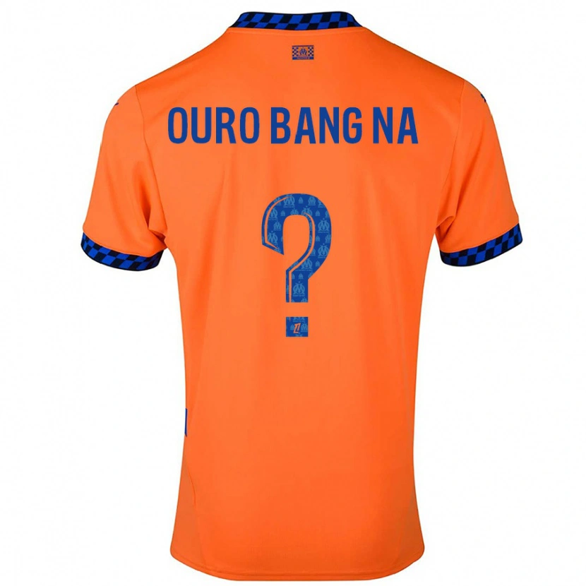 Danxen Enfant Maillot Rayan Ouro Bang Na #0 Orange Bleu Foncé Troisieme 2024/25 T-Shirt