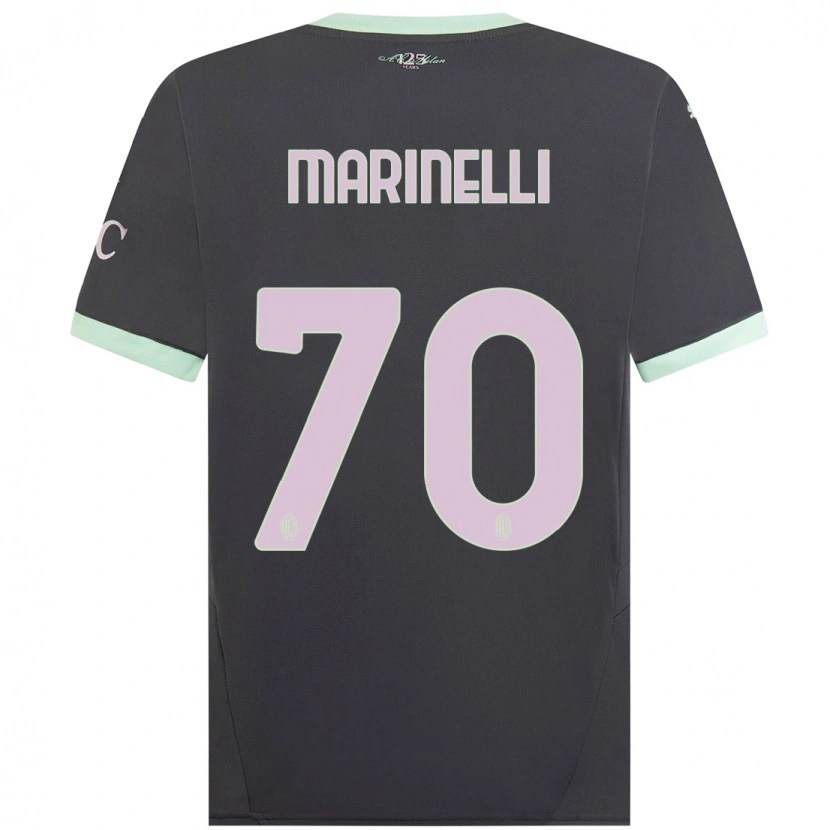 Danxen Enfant Maillot Gloria Marinelli #70 Gris Troisieme 2024/25 T-Shirt