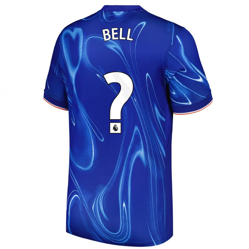 Danxen Homme Maillot Toby Bell #0 Bleu Blanc Tenues Domicile 2024/25 T-Shirt