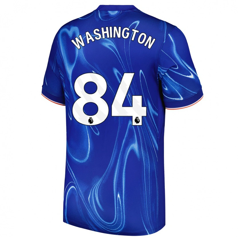 Danxen Homme Maillot Marcell Washington #84 Bleu Blanc Tenues Domicile 2024/25 T-Shirt