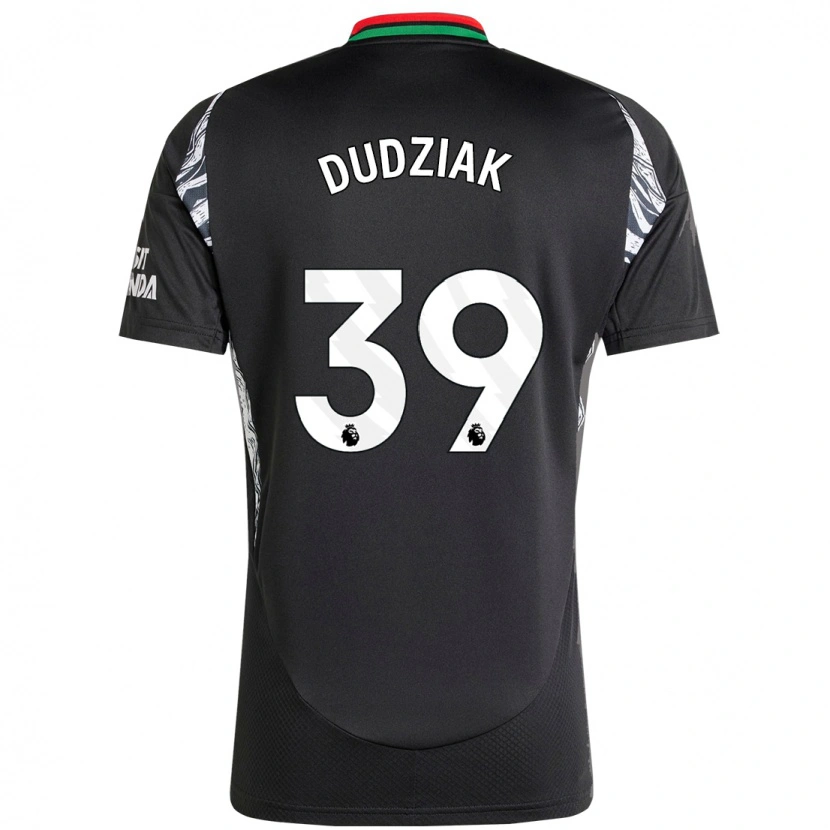 Danxen Homme Maillot Harrison Dudziak #39 Noir Tenues Extérieur 2024/25 T-Shirt