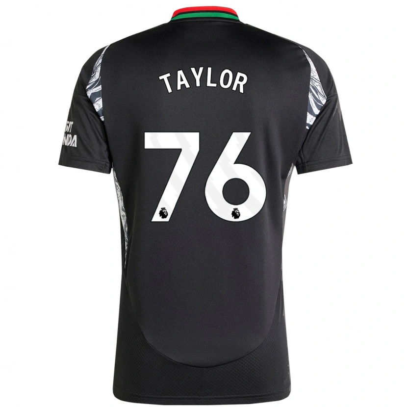 Danxen Homme Maillot Kido Taylor Hart #76 Noir Tenues Extérieur 2024/25 T-Shirt