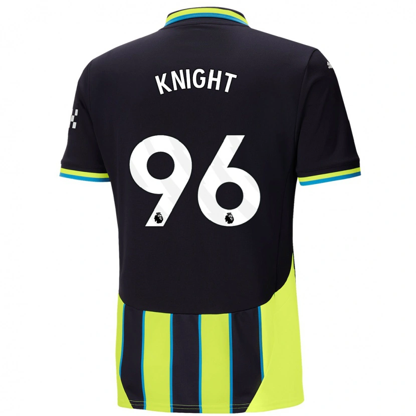 Danxen Homme Maillot Ben Knight #96 Bleu Jaune Tenues Extérieur 2024/25 T-Shirt