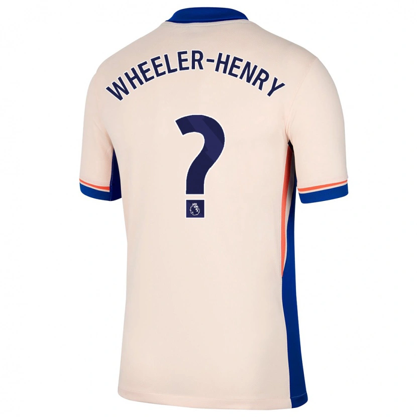 Danxen Homme Maillot Joseph Wheeler-Henry #0 Beige Clair Tenues Extérieur 2024/25 T-Shirt