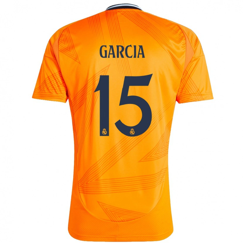 Danxen Homme Maillot Sheila García #15 Orange Tenues Extérieur 2024/25 T-Shirt