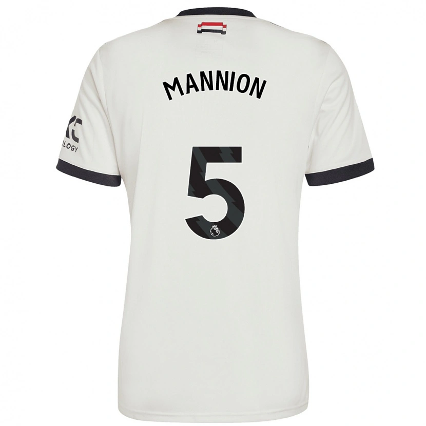 Danxen Homme Maillot Aoife Mannion #5 Blanc Cassé Troisieme 2024/25 T-Shirt