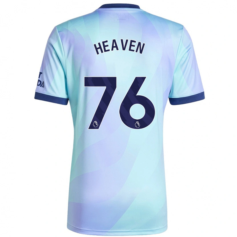 Danxen Homme Maillot Ayden Heaven #76 Aqua Troisieme 2024/25 T-Shirt