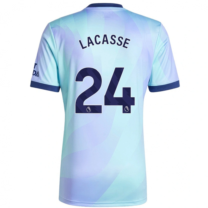 Danxen Homme Maillot Cloé Lacasse #24 Aqua Troisieme 2024/25 T-Shirt