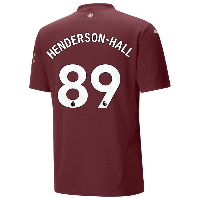 Danxen Homme Maillot Matty Henderson-Hall #89 Marron Troisieme 2024/25 T-Shirt