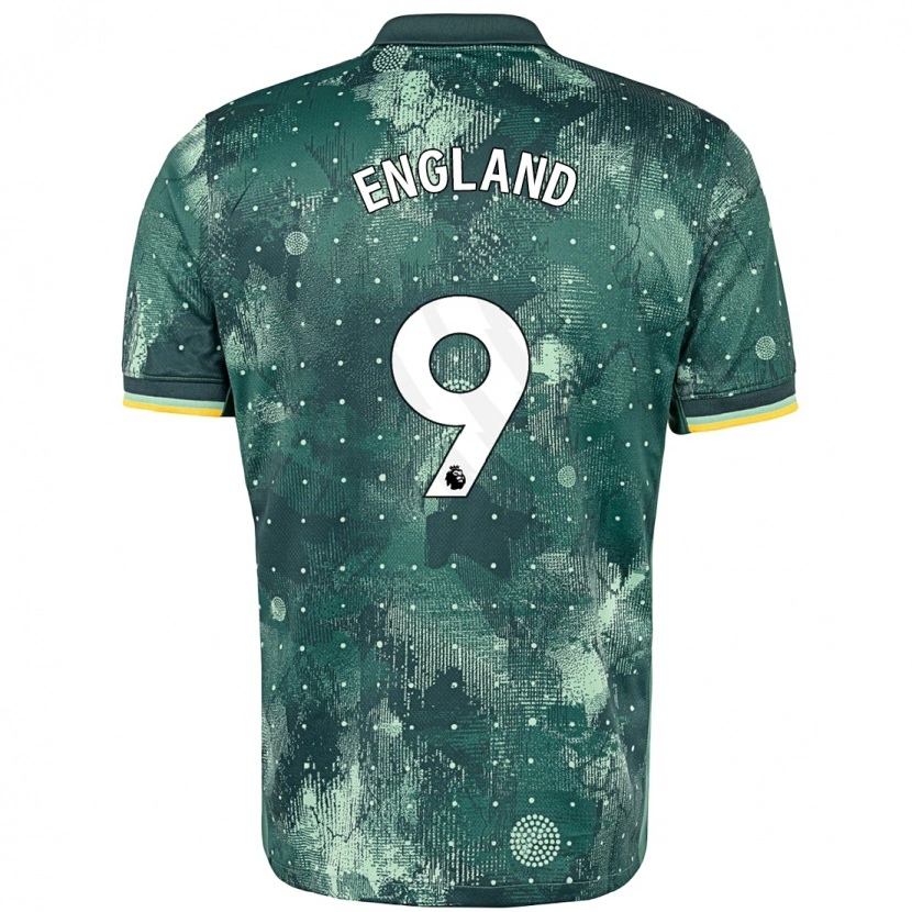 Danxen Homme Maillot Bethany England #9 Vert Menthe Troisieme 2024/25 T-Shirt