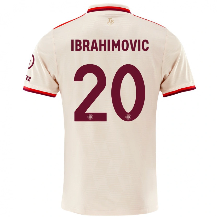 Danxen Homme Maillot Arijon Ibrahimovic #20 Lin Troisieme 2024/25 T-Shirt