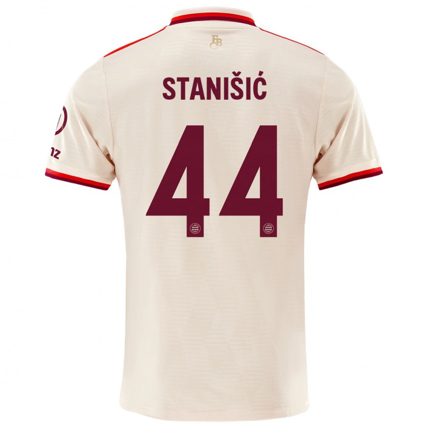 Danxen Homme Maillot Josip Stanisic #44 Lin Troisieme 2024/25 T-Shirt