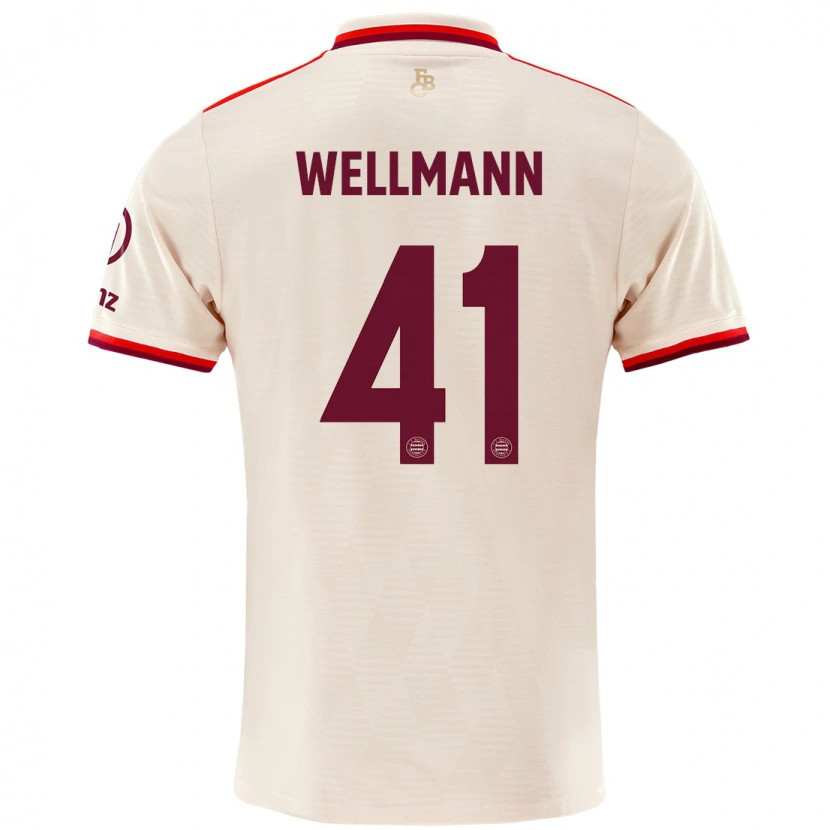 Danxen Homme Maillot Anna Wellmann #41 Lin Troisieme 2024/25 T-Shirt