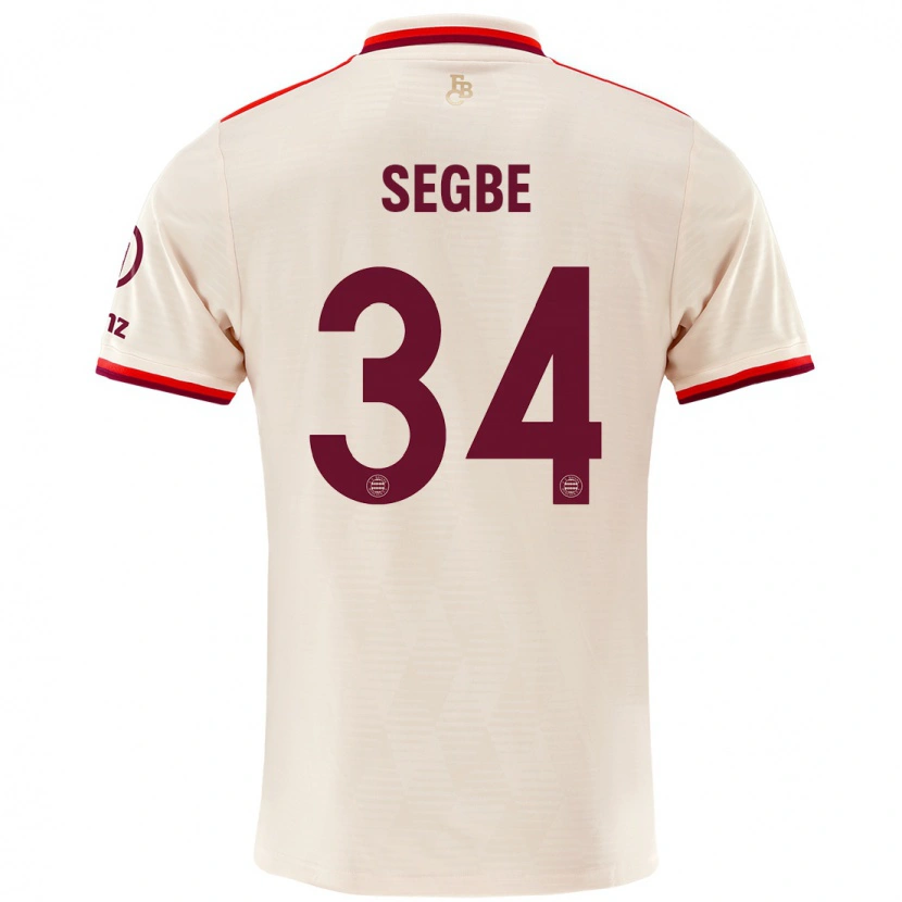 Danxen Homme Maillot Désiré Sègbè #34 Lin Troisieme 2024/25 T-Shirt