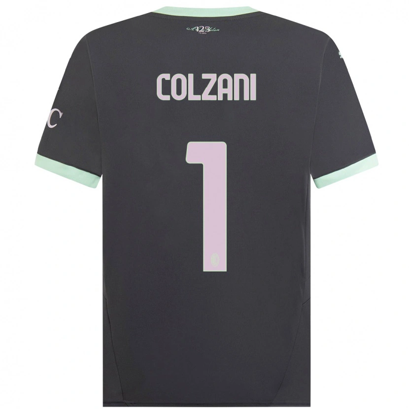 Danxen Homme Maillot Edoardo Colzani #1 Gris Troisieme 2024/25 T-Shirt