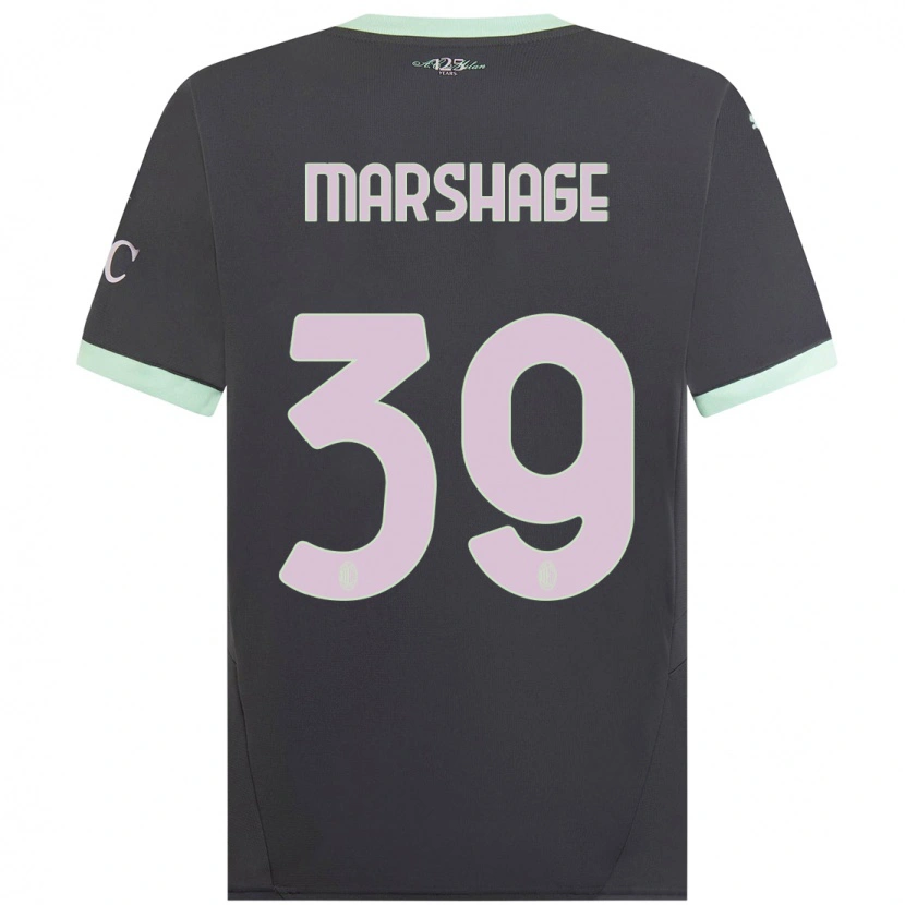 Danxen Homme Maillot Wilgot Marshage #39 Gris Troisieme 2024/25 T-Shirt