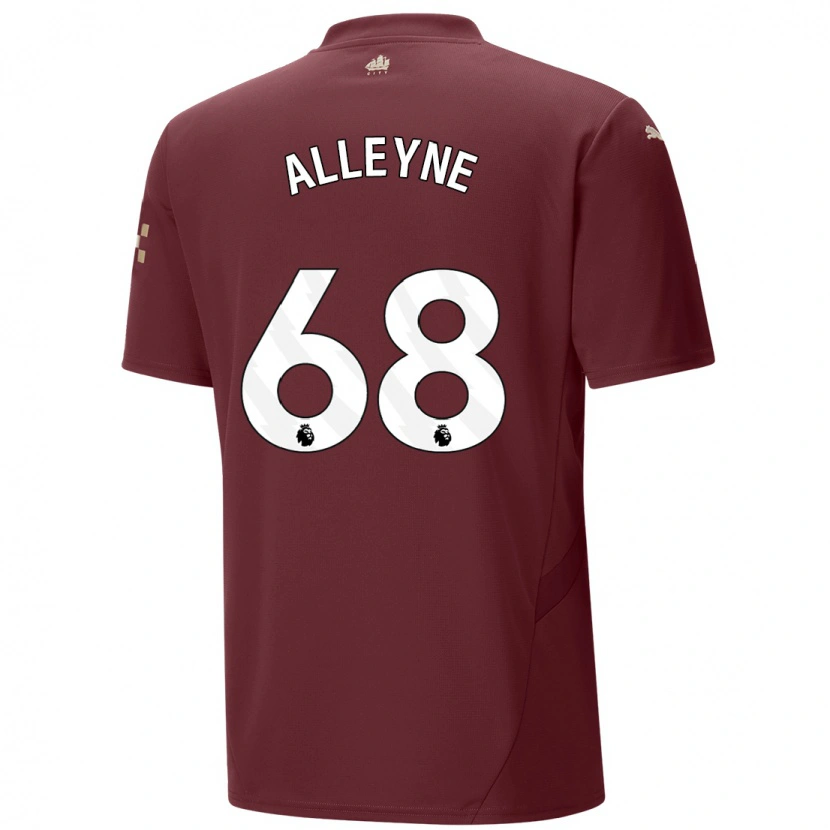 Danxen Femme Maillot Max Alleyne #68 Marron Troisieme 2024/25 T-Shirt