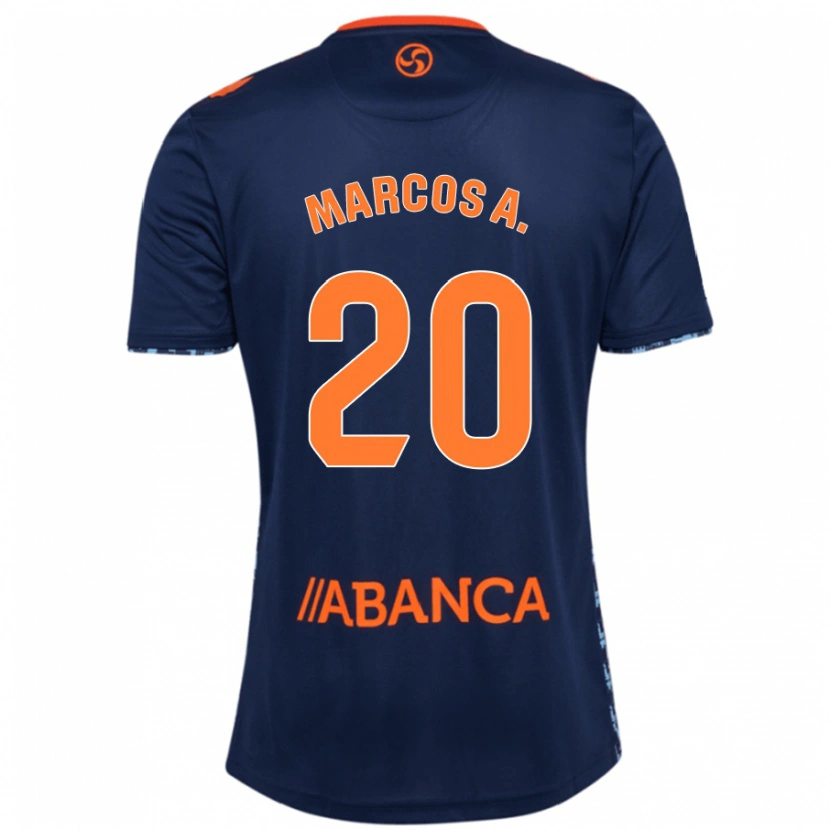 Danxen Enfant Maillot Marcos Alonso #20 Noir Rouge Tenues Extérieur 2024/25 T-Shirt