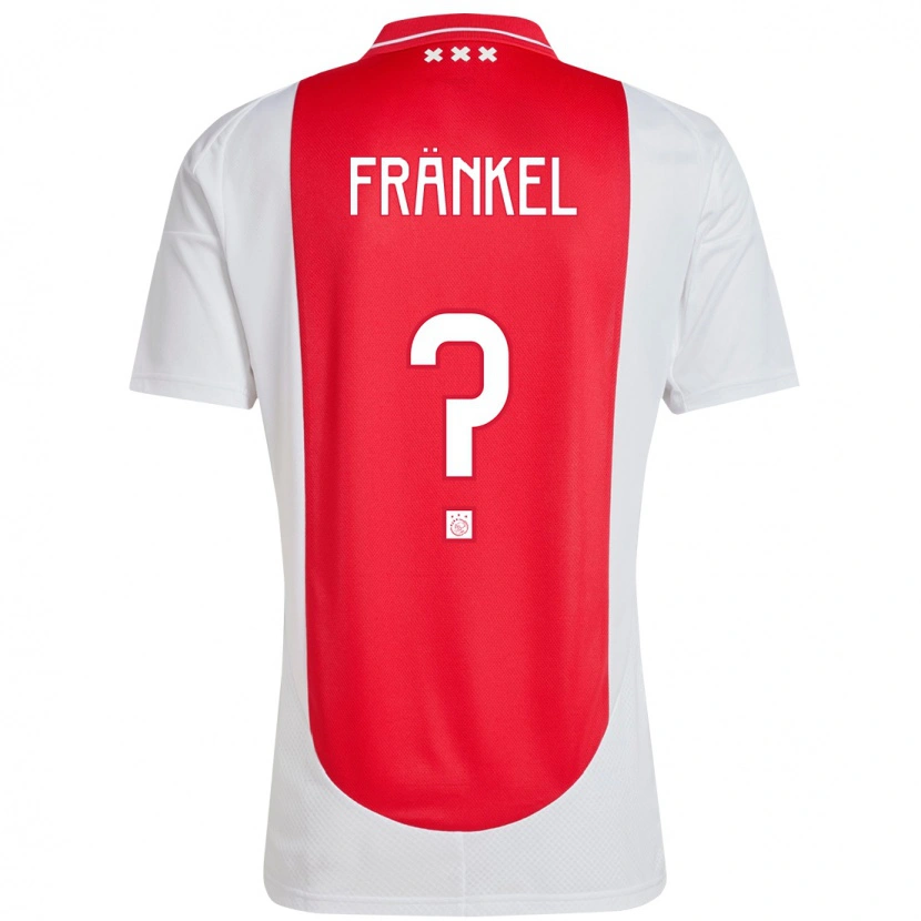 Danxen Enfant Maillot Leroy Fränkel #0 Rouge Blanc Tenues Domicile 2024/25 T-Shirt