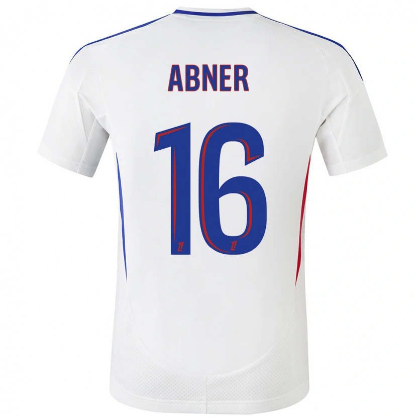 Danxen Enfant Maillot Abner #16 Blanc Bleu Tenues Domicile 2024/25 T-Shirt