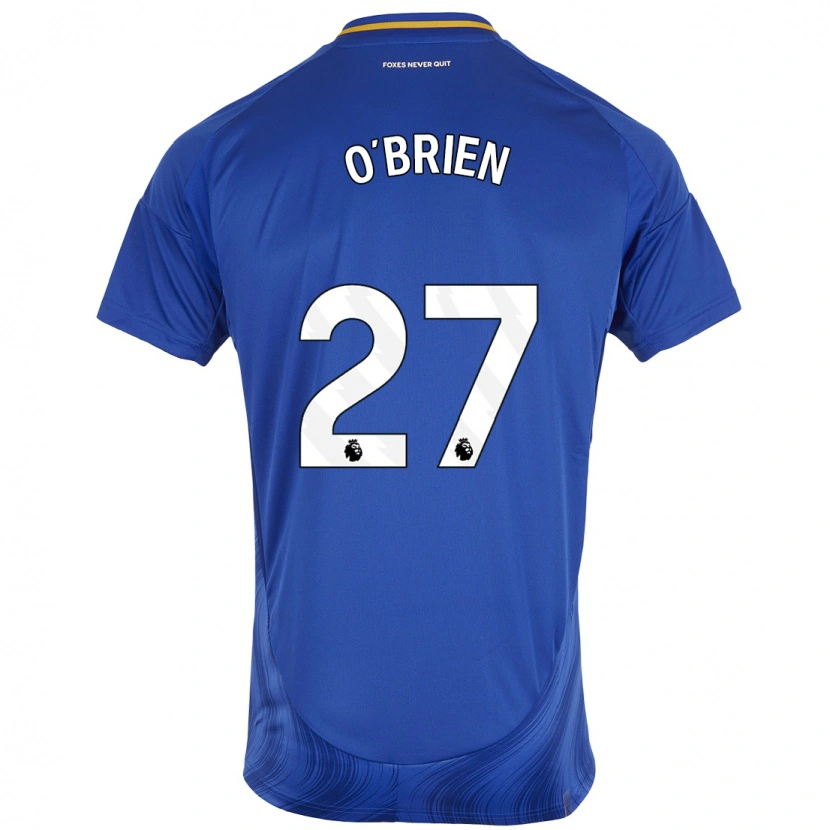 Danxen Enfant Maillot Shannon O'brien #27 Bleu Blanc Tenues Domicile 2024/25 T-Shirt