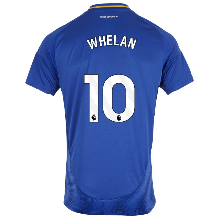 Danxen Enfant Maillot Aileen Whelan #10 Bleu Blanc Tenues Domicile 2024/25 T-Shirt