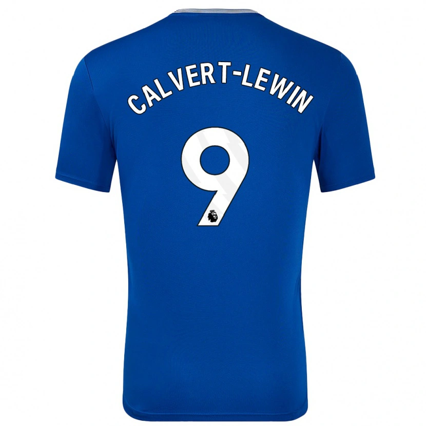 Danxen Enfant Maillot Dominic Calvert-Lewin #9 Bleu Avec Tenues Domicile 2024/25 T-Shirt