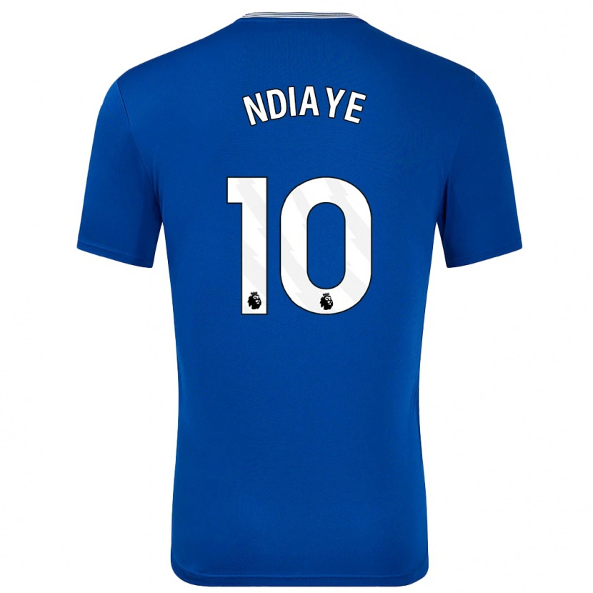 Danxen Enfant Maillot Iliman Ndiaye #10 Bleu Avec Tenues Domicile 2024/25 T-Shirt